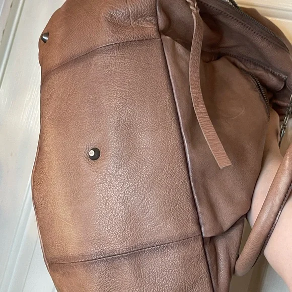 Free People Brown Leather Shoulder Bag - Picture 5 of 8